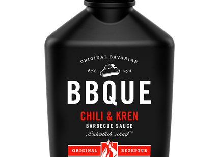 BBQUE Sauce Chili & Kren scharf 472g