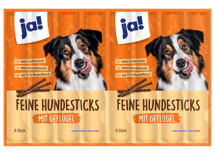 ja! Hundesticks Geflügel 8x11g