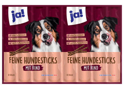 ja! Hundesticks Rind 8x11g