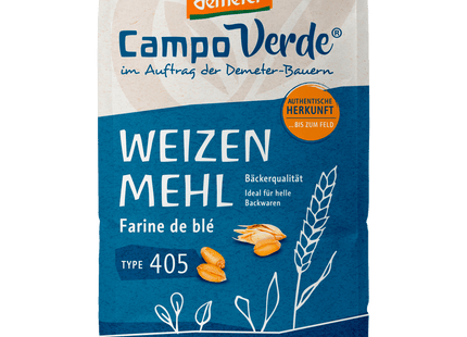 Campo Verde Bio Demeter Weizenmehl Type 405 1kg