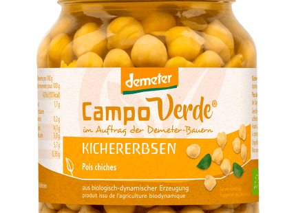 Campo Verde Bio Demeter Kichererbsen kochfertig 230g