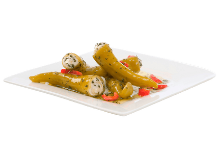 Palatum Grüne Peperoni mit Käse