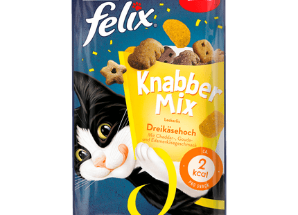 Purina Felix Knabbermix Dreikäsehoch 60g