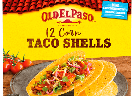 Old El Paso Taco Shells 156g, 12 Stück