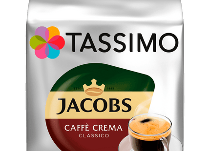 Tassimo Kaffeekapseln Jacobs Caffè Crema classico 112g, 16 Kapseln