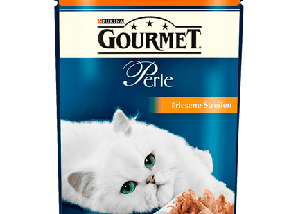 Gourmet Perle Erlesene Streifen mit Truthahn 85g