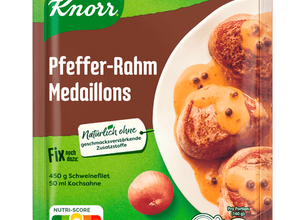 Knorr Fix Pfeffer-Rahm-Medaillons 35g