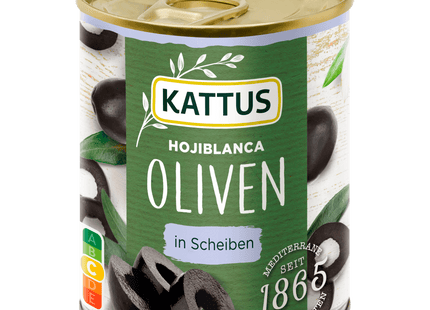 Kattus Hojiblance Oliven geschnitten 85g