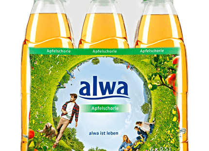 Alwa Apfelschorle 6x0,5l