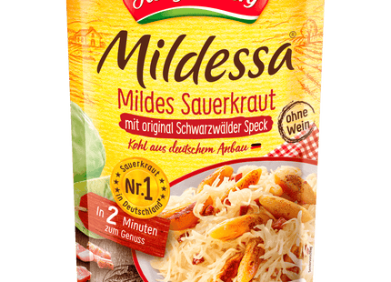 Hengstenberg Mildessa Mildes Sauerkraut mit Speck 350g