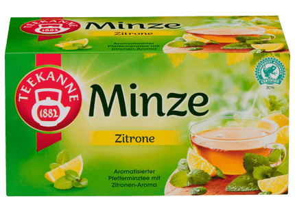 Teekanne Spritzige Minze-Zitrone 30g, 20 Beutel