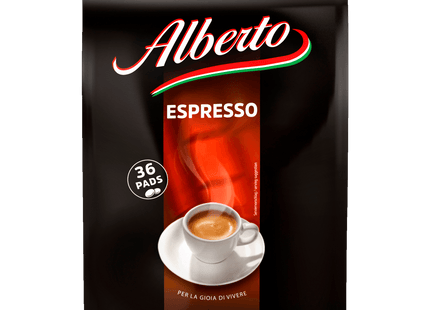 Alberto Espresso 252g, 36 Pads