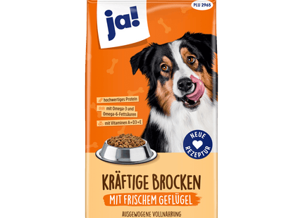 ja! Kräftige Brocken mit frischem Geflügel 3kg