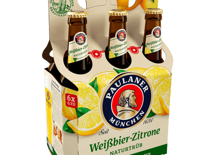 Paulaner Weißbier Zitrone naturtrüb 6x0,33l