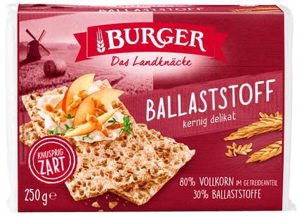 Burger Ballaststoff Knäckebrot 250g