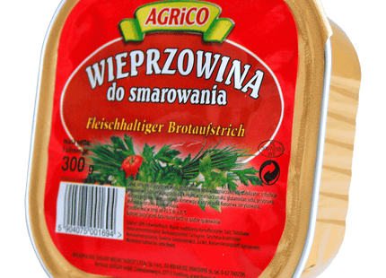 Agrico Fleischhaltiger Brotaufstrich Wieprzowina do smarowania 300g