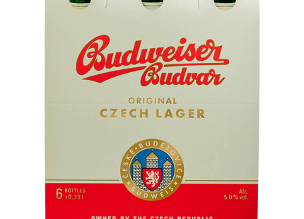 Budweiser Budvar Premium Lager 6x0,33l