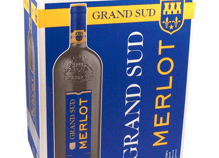 Grand Sud Rotwein Merlot trocken 6x1l