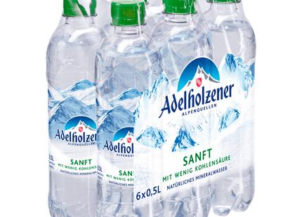 Adelholzener Mineralwasser Sanft 6x0,5l