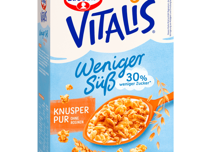 Dr. Oetker Vitalis Müsli Weniger süß Knusper Pur Vorratspack 1,5kg