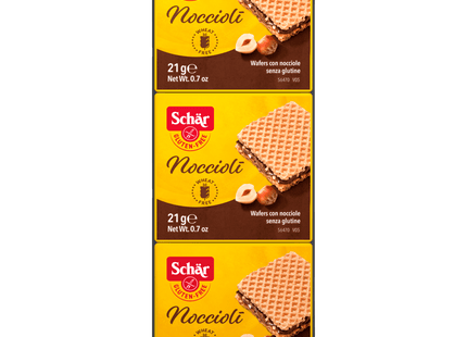 Schär Haselnusscreme-Waffeln Noccioli glutenfrei 63g