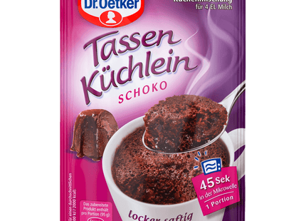 Dr, Oetker Tassenküchlein Schoko Backmischung 55g