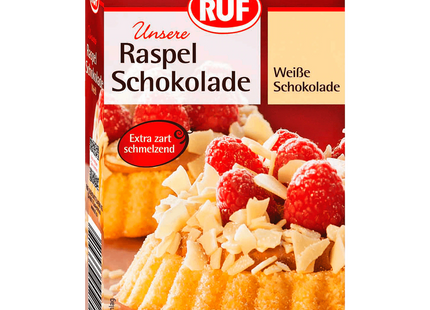 Ruf Raspel-Schokolade weiß 100g