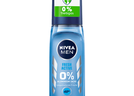 NIVEA Men Deo-Zerstäuber Fresh Active ohne Aluminium 75ml