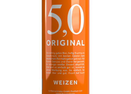 5,0 Original Weizen 0,5l