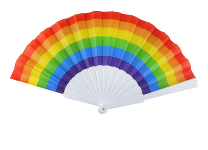 23 cm Fan Pride faltbarer Handventilator mit Kunststoffgriff TK Gruppe® Grosshandel 