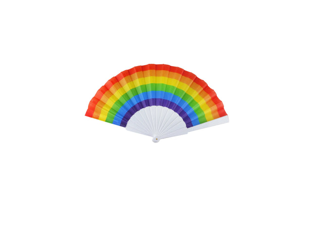 23 cm Fan Pride faltbarer Handventilator mit Kunststoffgriff TK Gruppe® Grosshandel 