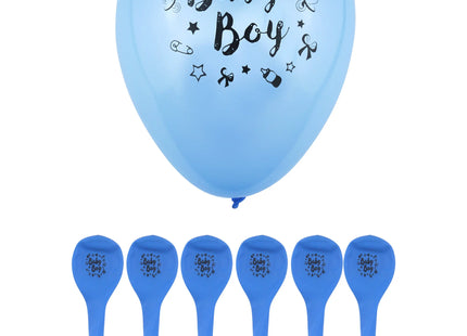 23 cm große blaue Luftballons für Babyparty, Jungen-Geburtstag und Dekoration TK Gruppe® Grosshandel 