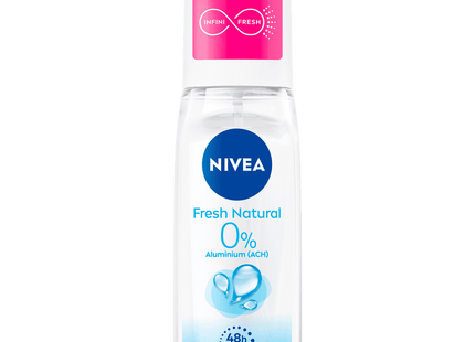 NIVEA Deo-Zerstäuber Fresh Natural ohne Aluminium 75ml