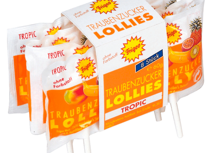 Frigeo Traubenzucker-Lolly Kettenpack Tropic 8x7,5g