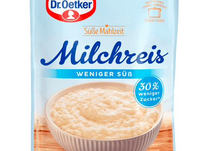 Dr, Oetker Milchreis weniger süß 112g