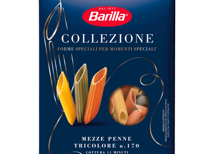 Barilla Collezione Mezze Penne Tricolore Nr,170 500g