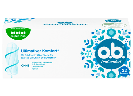 o,b, Tampons ProComfort Super Plus 32 Stück