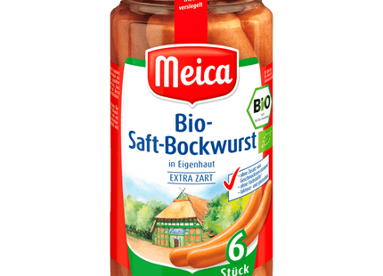 Meica Bio-Saft-Bockwurst 180g, 6 Stück