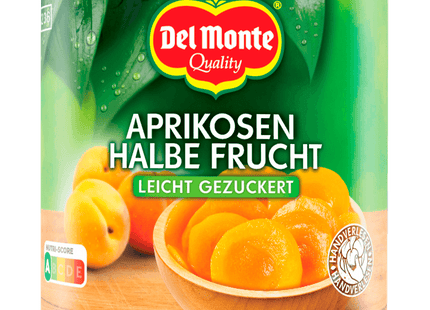 Del Monte Aprikosen halbe Frucht leicht gezuckert 135g