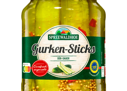 Spreewaldhof Gurkensticks 360g