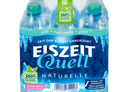 EiszeitQuell Mineralwasser naturelle 6x0,5l