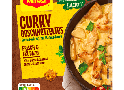 Maggi Fix für Curry Geschnetzeltes 41g