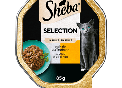 Sheba Schale Selection in Sauce mit Kalbshäppchen 85g