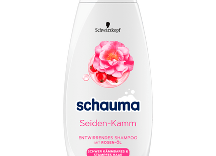 Schwarzkopf Schauma Shampoo 4x5 Seiden-Kamm 400ml