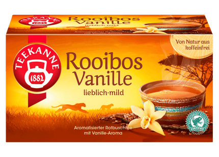 Teekanne Rooibos Vanille 35g, 20 Beutel