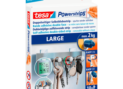 Tesa Powerstrips Large 10 Stück