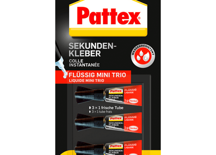 Pattex Sekundenkleber Mini 3 Stück