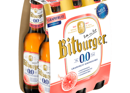 Bitburger Grapefruit 0,0% alkoholfrei 6x0,33l