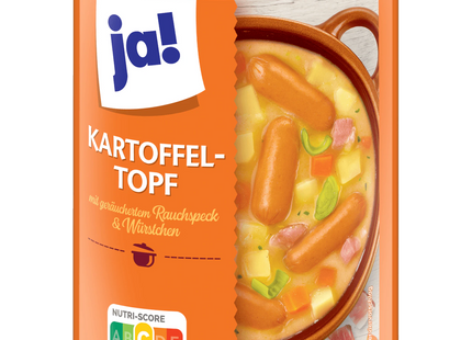 ja! Kartoffeltopf mit Würstchen 800g