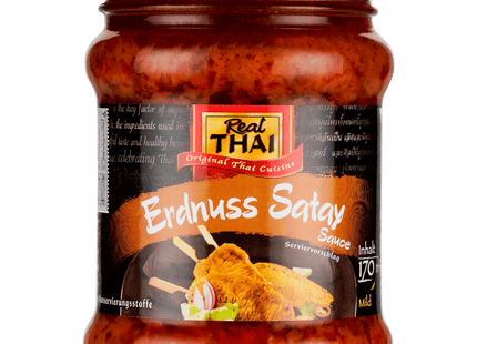 Real Thai Erdnuss Satay Sauce 170ml